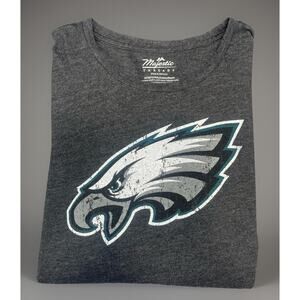 Philadelphia Eagles Carson Wentz #11 Majestic Long Sleeve T Shirt Mens Large